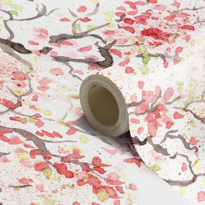 Fotobehang Kersenboomgaard