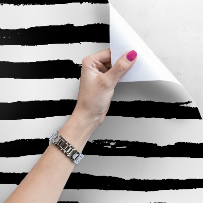 Fotobehang Inktzwarte zebrastrepen