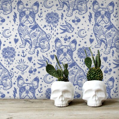 Fotobehang Pin-up stijl tatoeages