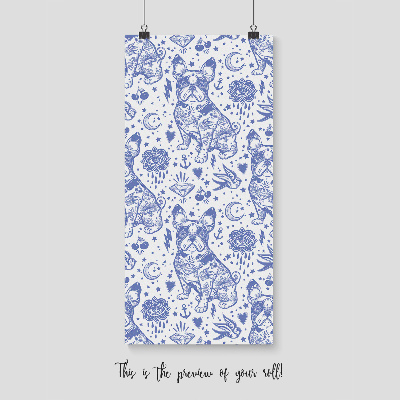 Fotobehang Pin-up stijl tatoeages