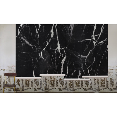 Fotobehang De elegantie van zwart marmer