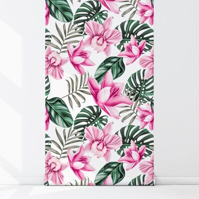 Fotobehang Exotische tuin