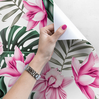 Fotobehang Exotische tuin