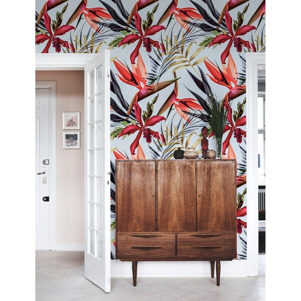 Fotobehang Bloemen in de struik