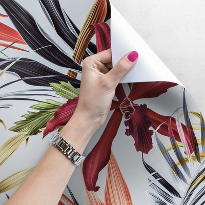 Fotobehang Bloemen in de struik