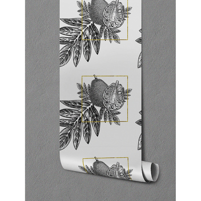 Fotobehang Zwarte tropische vruchten