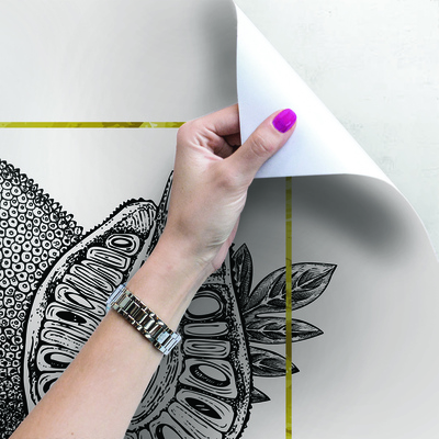 Fotobehang Zwarte tropische vruchten