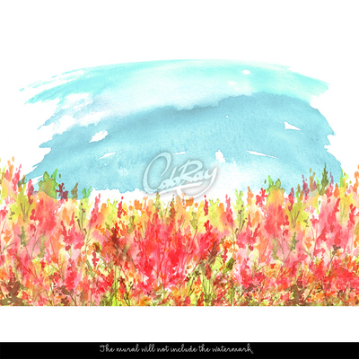 Fotobehang Hete zomer