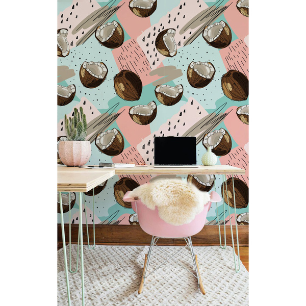 Fotobehang Kokosnoot Duizeligheid