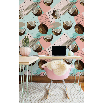 Fotobehang Kokosnoot Duizeligheid