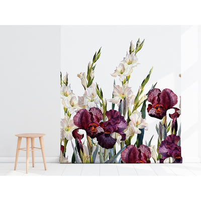 Fotobehang Bloemen uit de weide in onze tuin