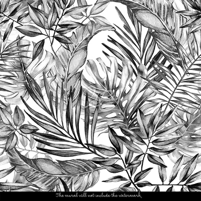 Fotobehang Artistieke tropische sfeer