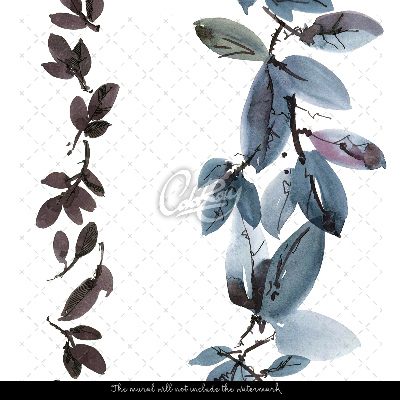 Fotobehang Sierbladeren