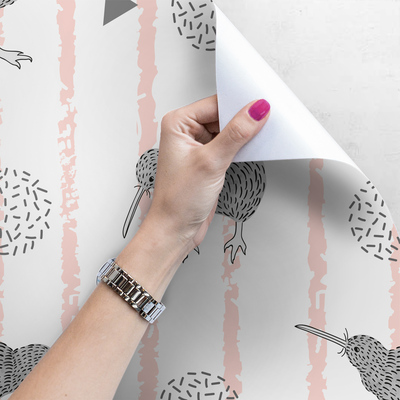 Fotobehang De kiwivogel en zijn wereld