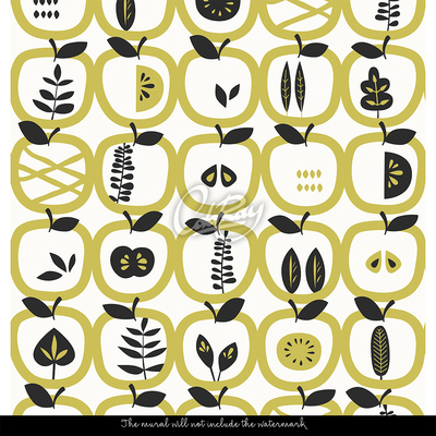 Fotobehang Een appel vol dromen