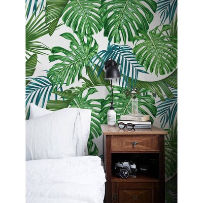 Fotobehang De charme van exotische bladeren