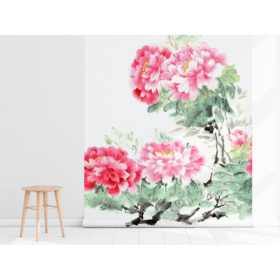 Fotobehang Bloemen van de Chinese traditie