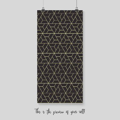 Fotobehang Marineblauwe geometrische patronen