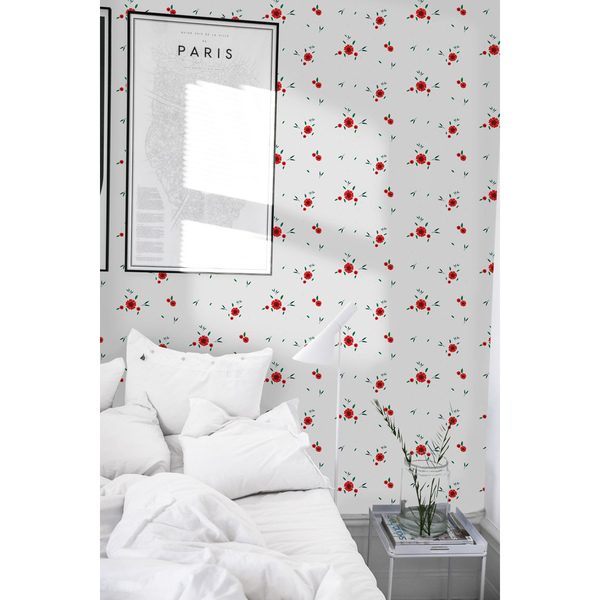 Fotobehang Rust tussen de bloemen