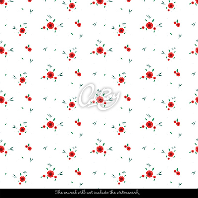 Fotobehang Rust tussen de bloemen