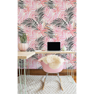 Fotobehang Roze regenwouden