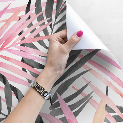 Fotobehang Roze regenwouden