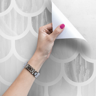 Fotobehang Grijze zeemeerminschubben