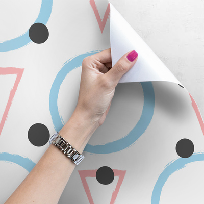 Fotobehang Handgetekende figuren