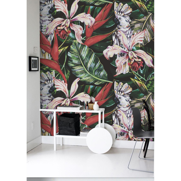 Fotobehang Bij de Tropical Birds and Plants Society