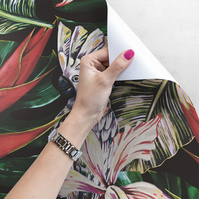 Fotobehang Bij de Tropical Birds and Plants Society