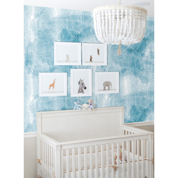 Fotobehang Berijpte palmbladeren