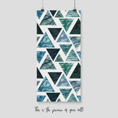 Fotobehang Waterdriehoeken