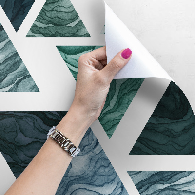 Fotobehang Waterdriehoeken