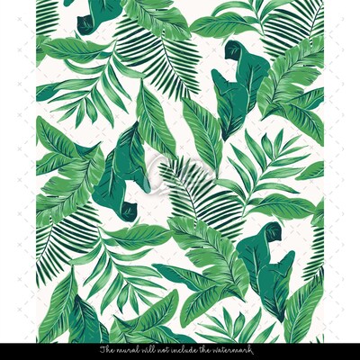 Fotobehang Verfrissende tropische frisheid