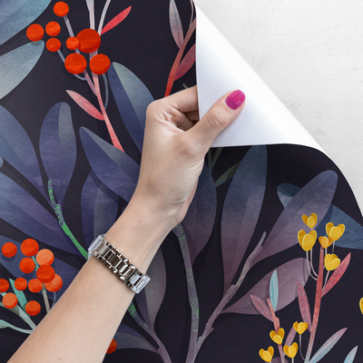 Fotobehang Kleuren van de junglediepten