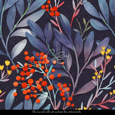 Fotobehang Kleuren van de junglediepten