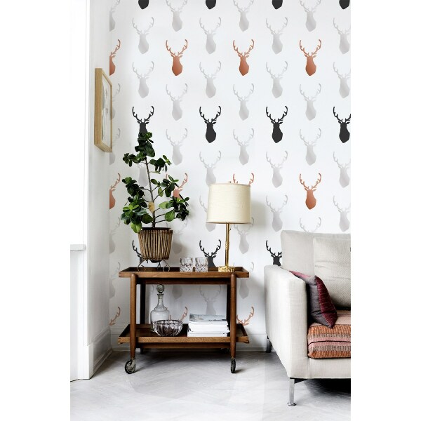 Fotobehang Schaduwen van het hert