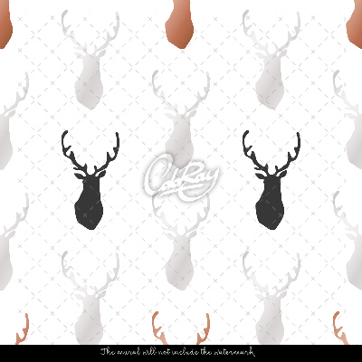 Fotobehang Schaduwen van het hert