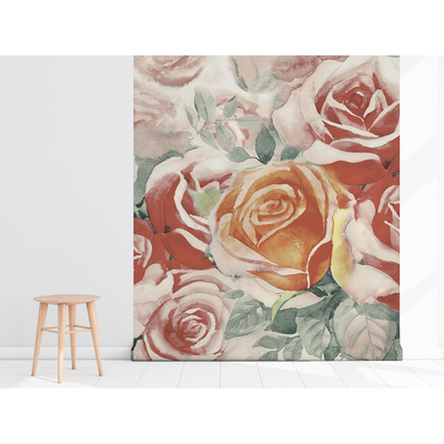 Fotobehang Bloemenmeisje