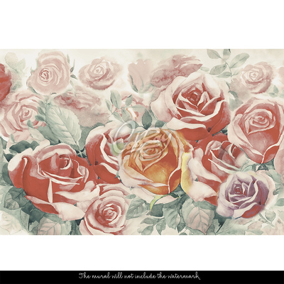 Fotobehang Bloemenmeisje