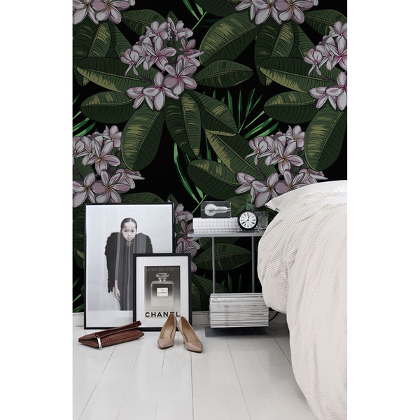 Fotobehang Roze bloemen uit het Oosten