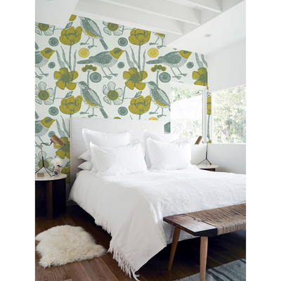 Fotobehang Een tuin bij u thuis