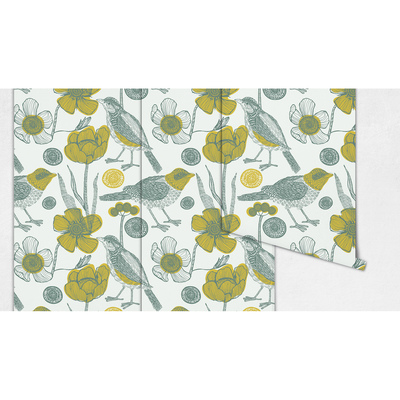 Fotobehang Een tuin bij u thuis