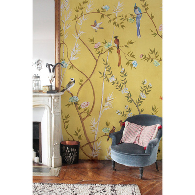 Fotobehang Lentevogelzang