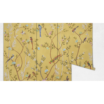 Fotobehang Lentevogelzang