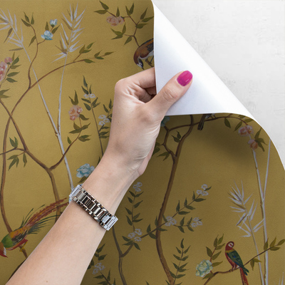 Fotobehang Lentevogelzang