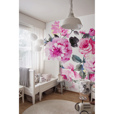 Fotobehang Bloemen voor een kleine elegante dame