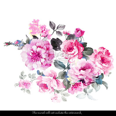 Fotobehang Bloemen voor een kleine elegante dame