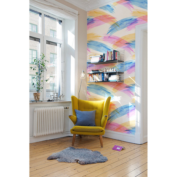 Fotobehang Alle kleuren van de regenboog