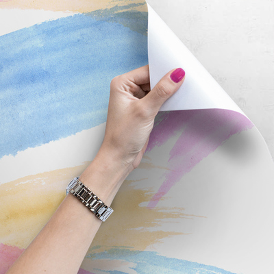 Fotobehang Alle kleuren van de regenboog